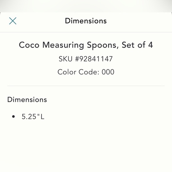 Anthropologie measuri spoons set of 4 - Picture 6 of 9